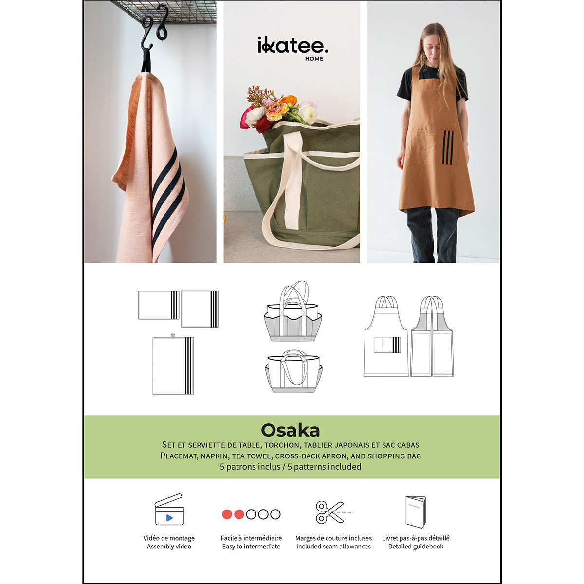 patron de couture accessoires cuisine