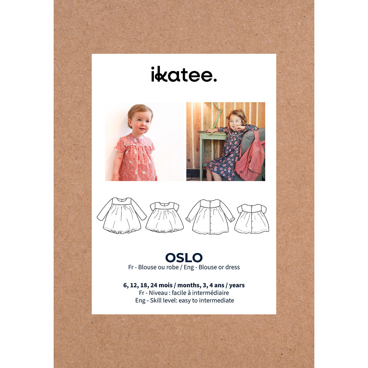 Patron de blouse et robe pour bébé