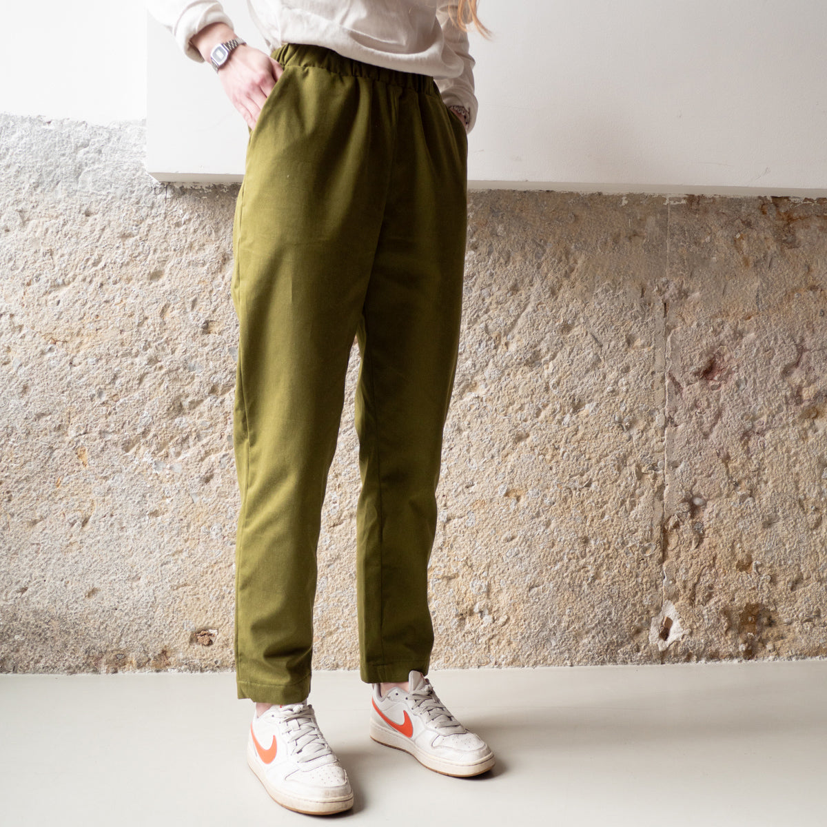 Couture de short grande taille