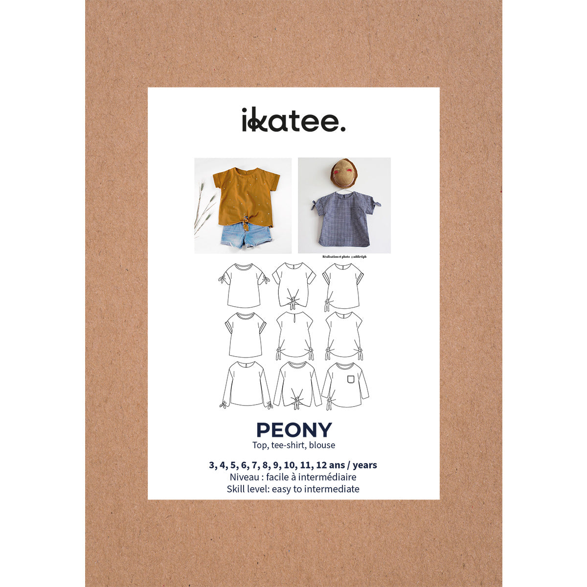 patron de couture blouse tee-shirt fille