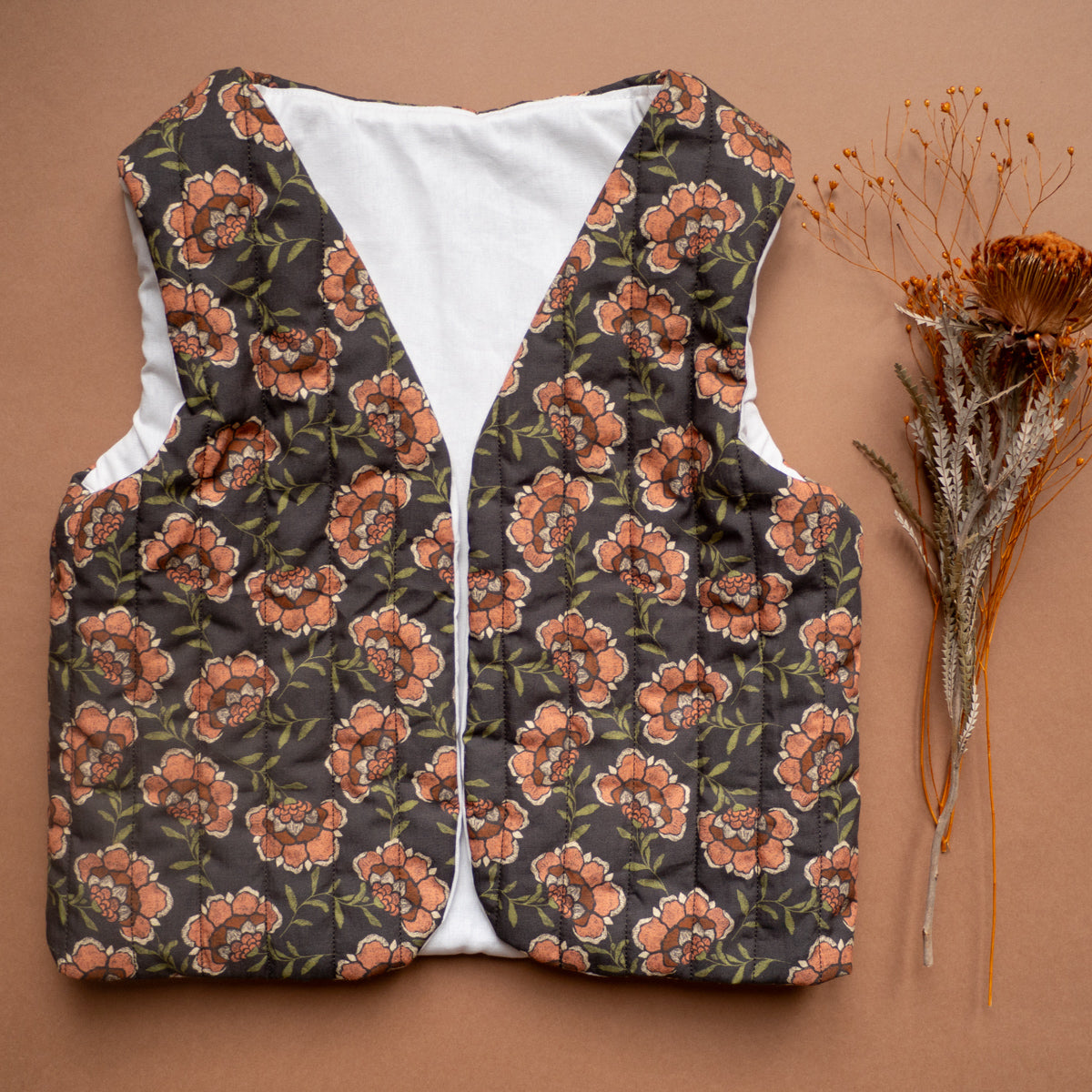 popeline de coton facile à coudre motif fleurs