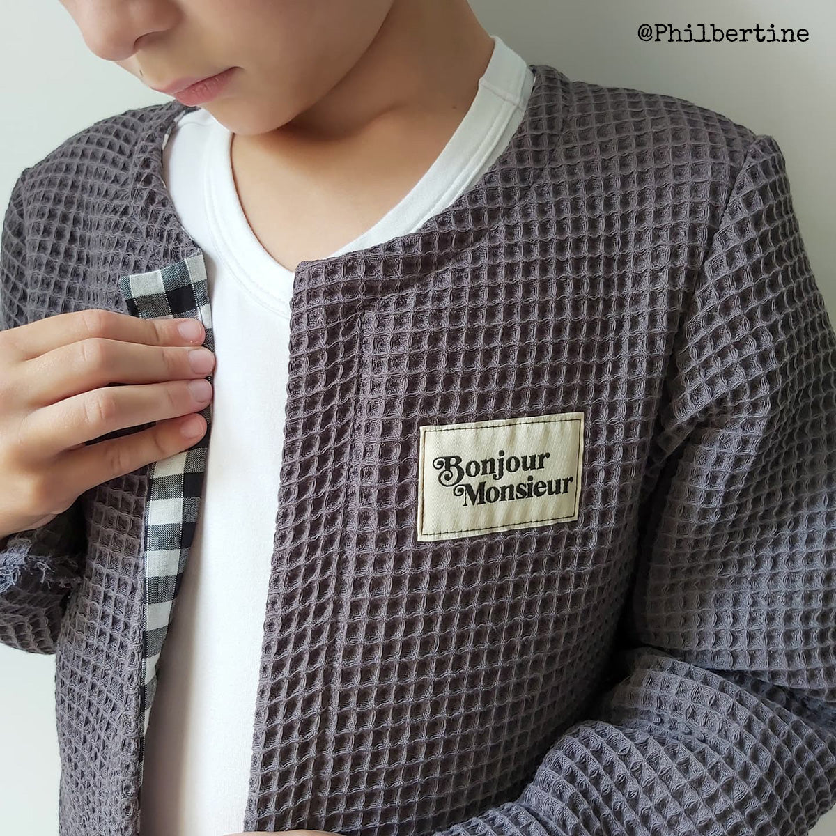 Couture de gilet pour femme et enfant