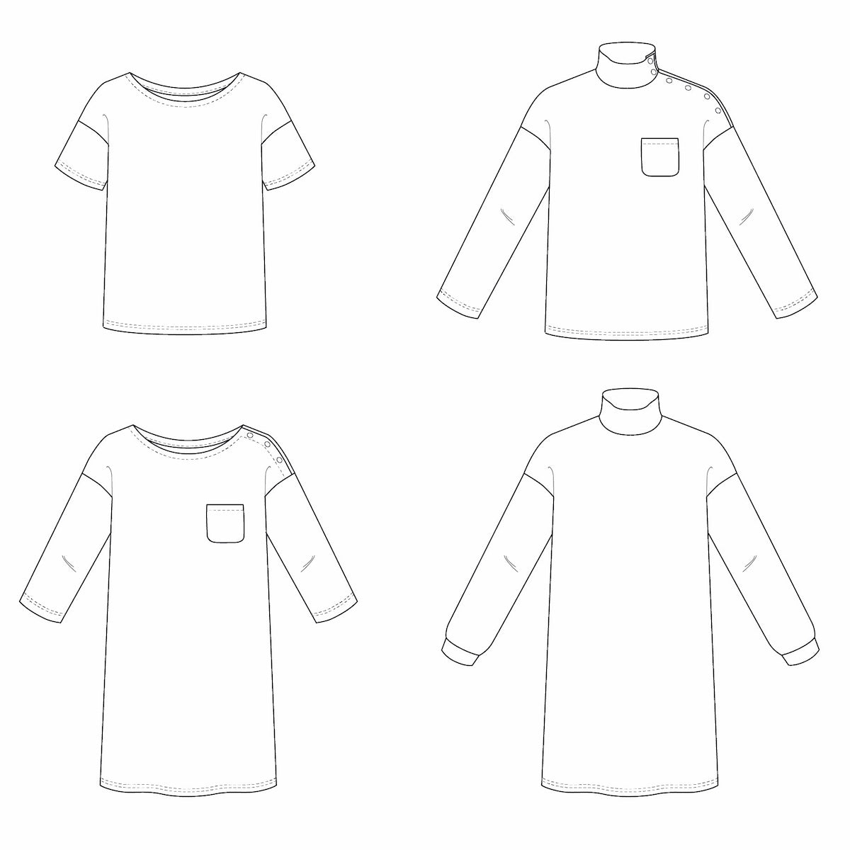 Coudre une marinière facile et rapide