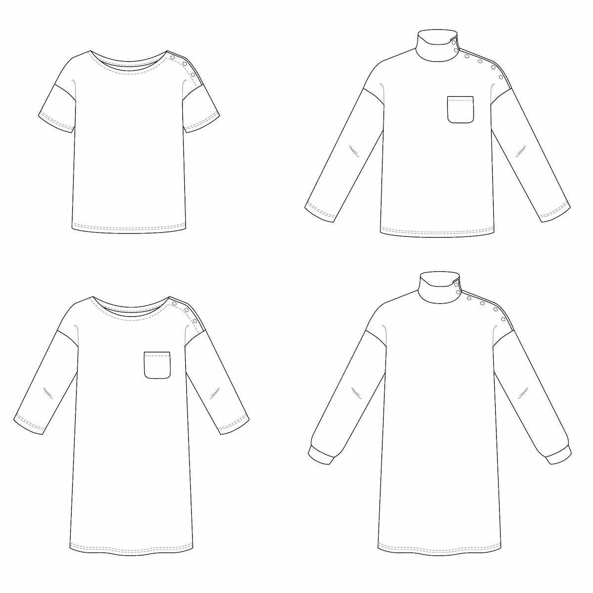 Coudre une marinière facile et rapide