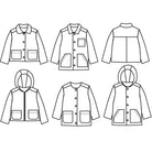 Patron de parka, veste et manteau