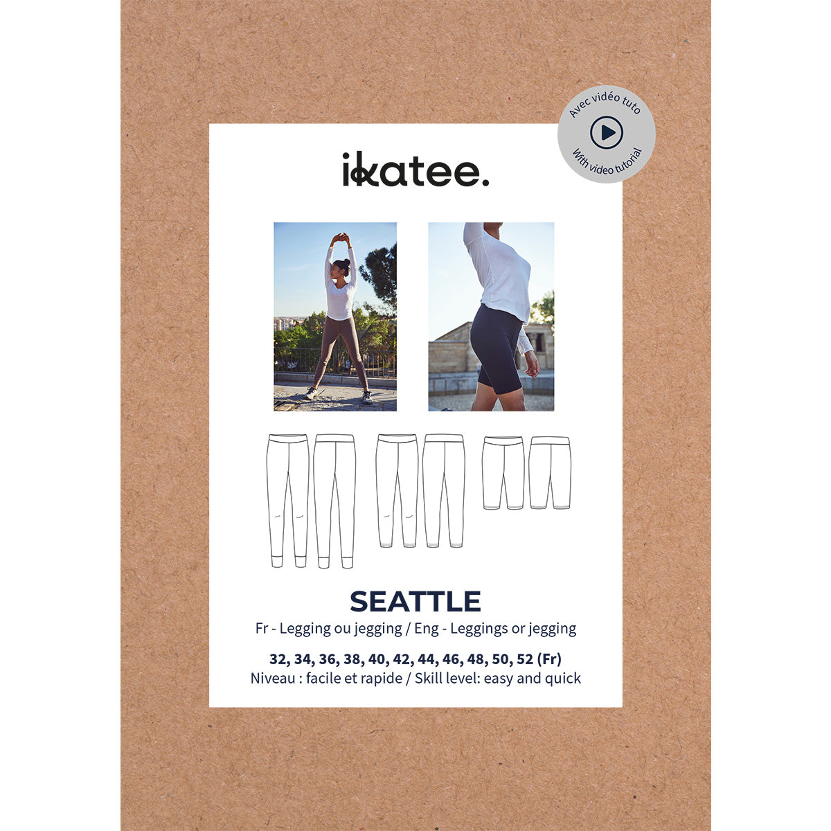 Patron de couture legging femme