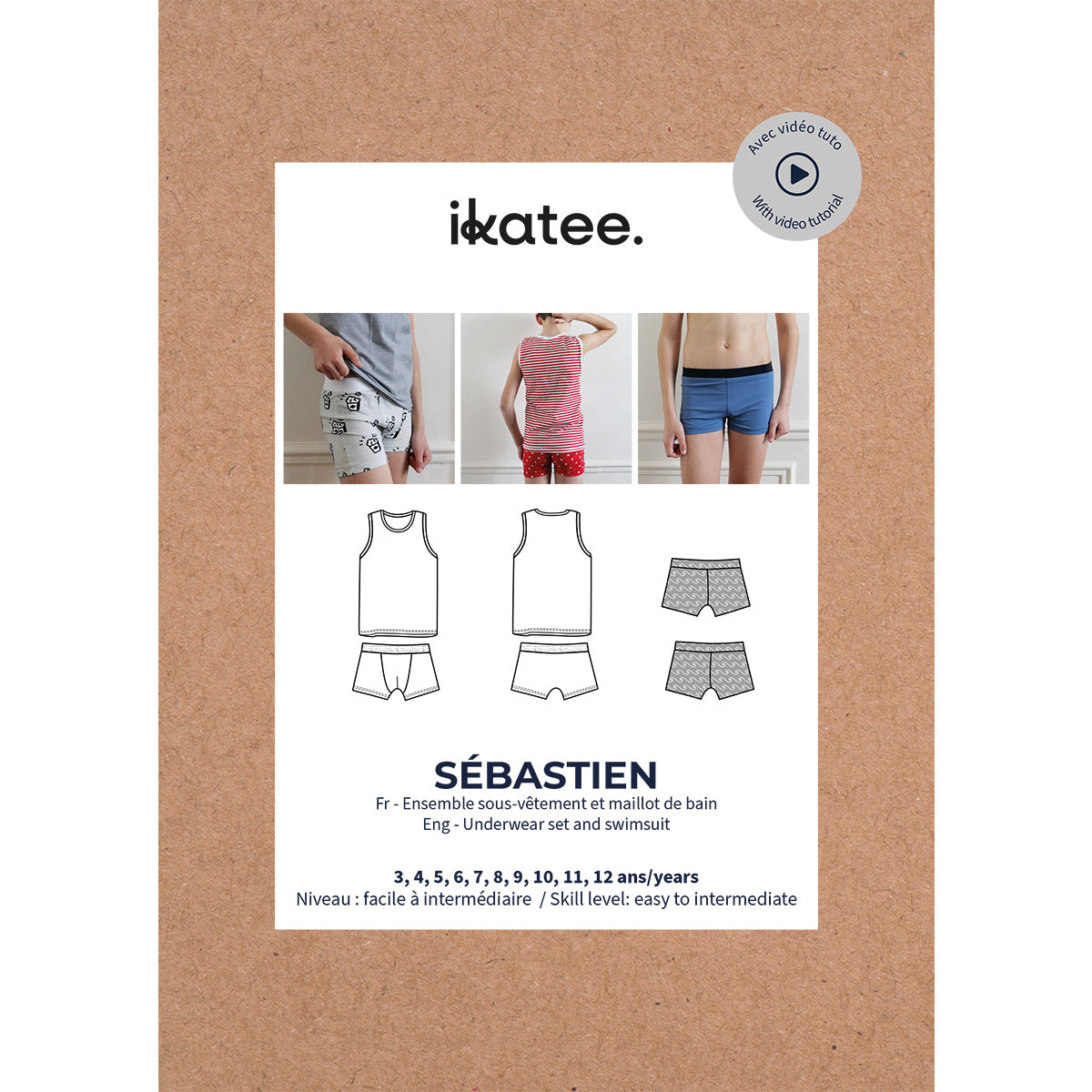 Patron de sous-vêtement et maillot de bain