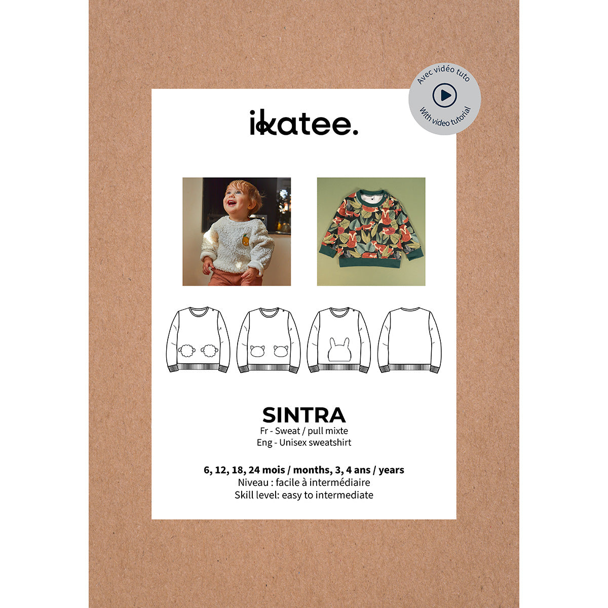 patron de couture sweat bébé