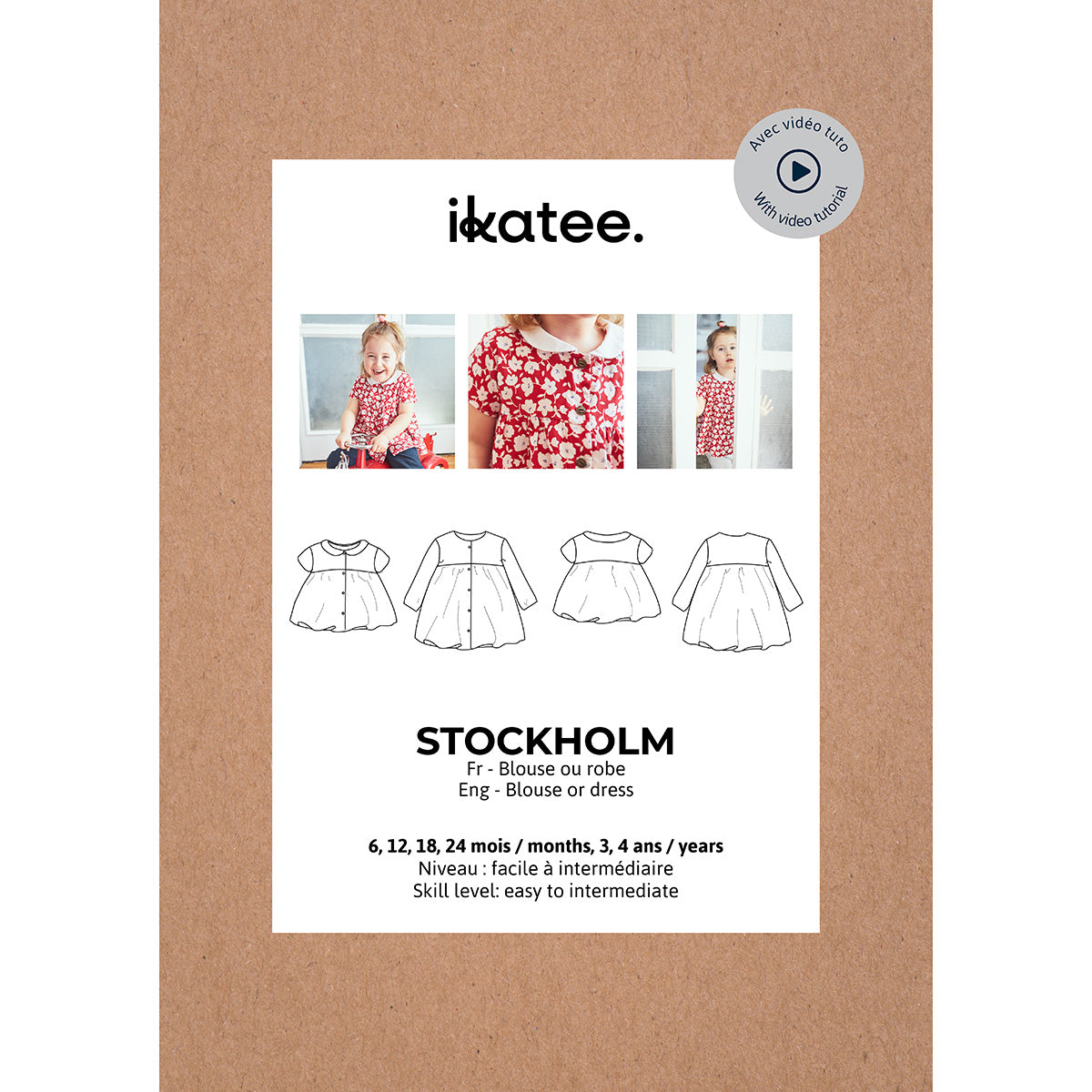 patron de couture blouse robe bébé