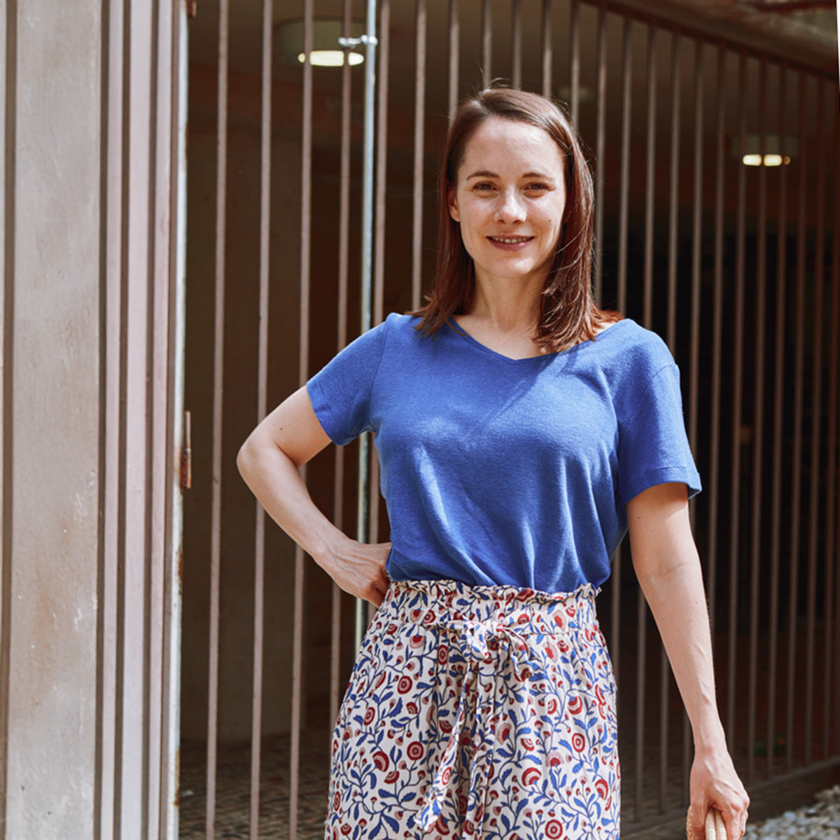 Patron de tee-shirt rapide femme col V