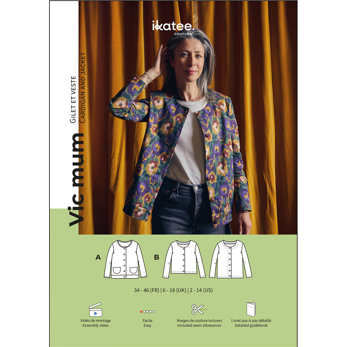 Patron de couture gilet femme