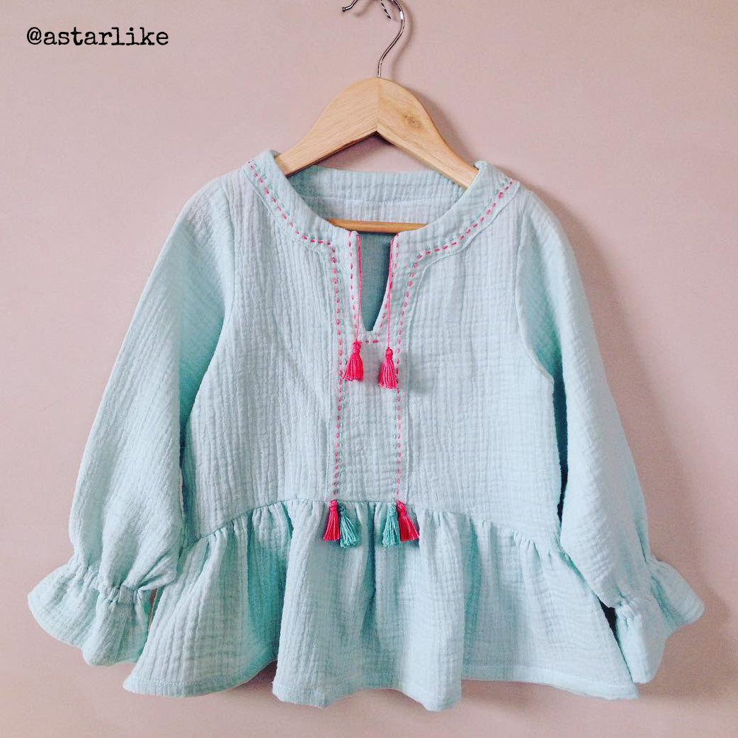 Blouse style bohème DIY