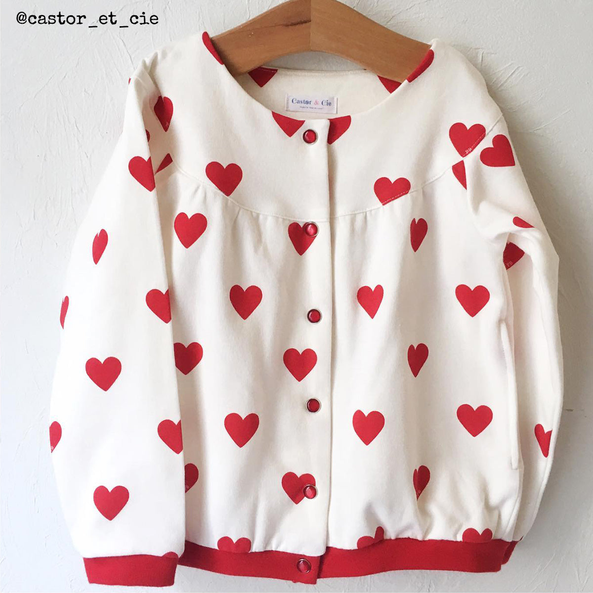 Tutoriel vidéo patron de cardigan pour enfant