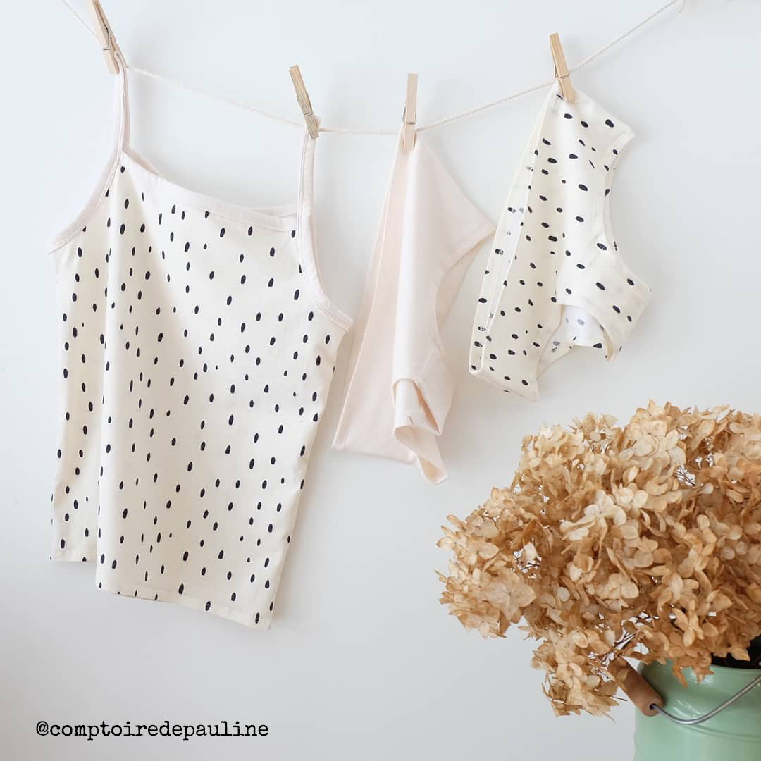 Tutoriel vidéo duo de patron de sous-vêtement pour femme et enfant