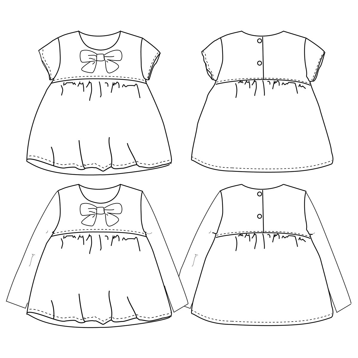 Patron de tee-shirt pour bébé