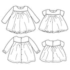 Patron de blouse et robe pour bébé