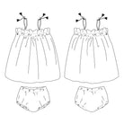 Patron de robe et bloomer pour bébé
