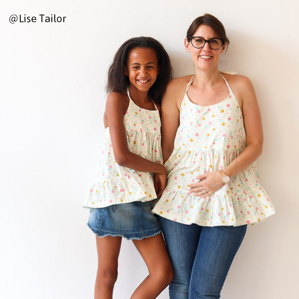 Couture de top et robe