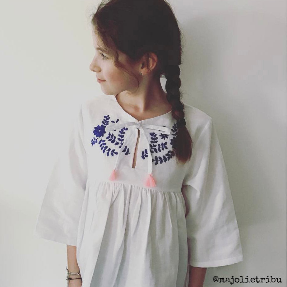 Patron blouse et robe pour fille