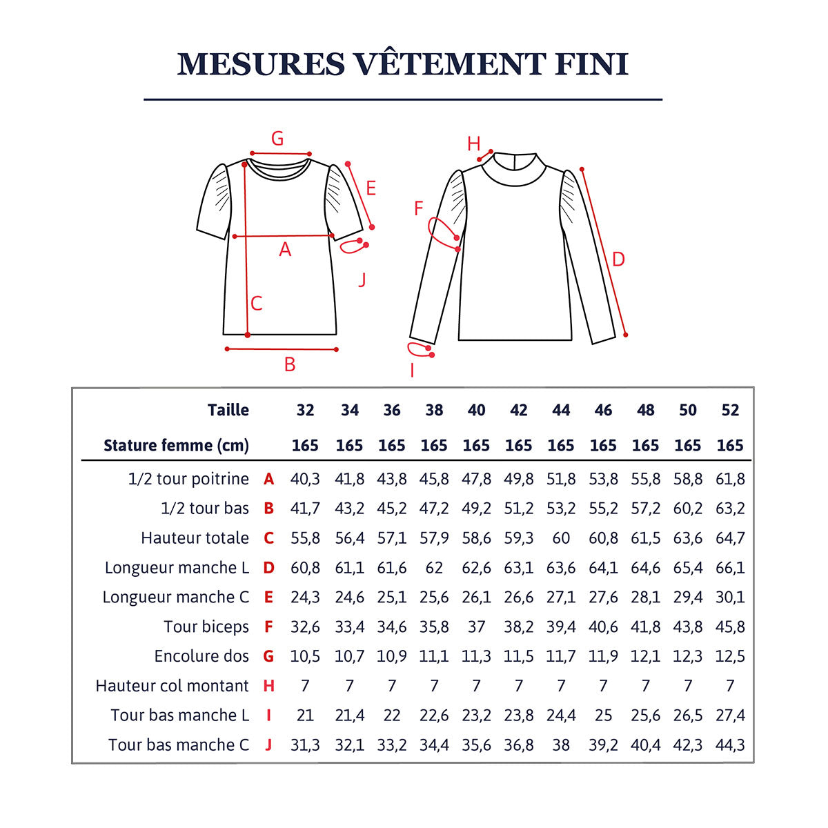 Patron de t-shirt pour femme