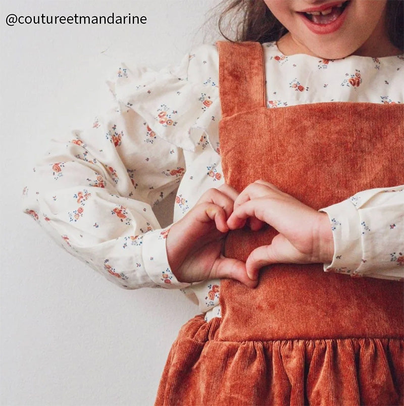 Patron de couture de robe salopette