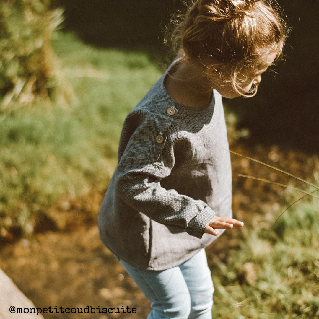 Couture de top à manches longues
