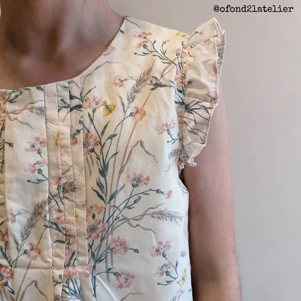 Patron blouse sans manches