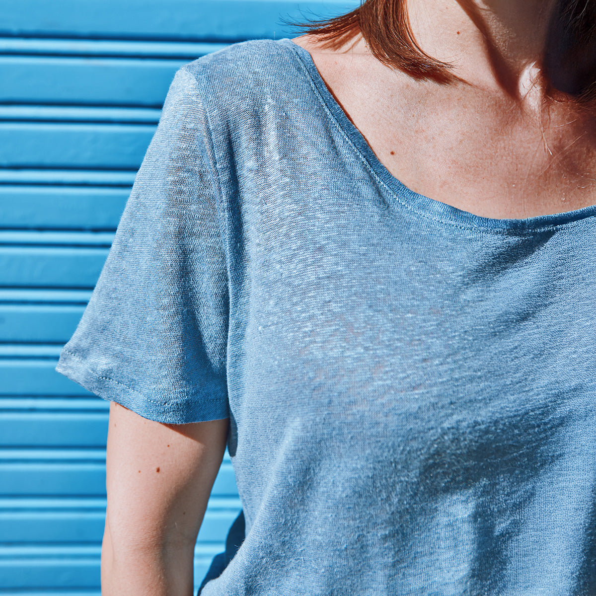 patron tee shirt facile femme col décolleté