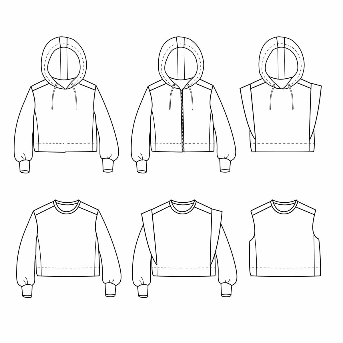 Patron de hoodie