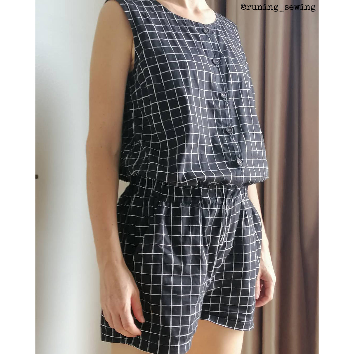 Couture de combi-short