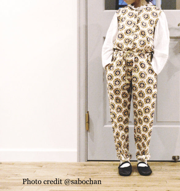 Patron de combinaison sans manches