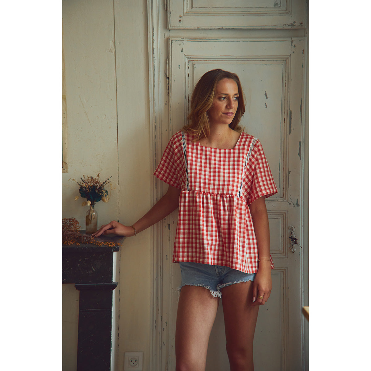 Couture de blouse et robe