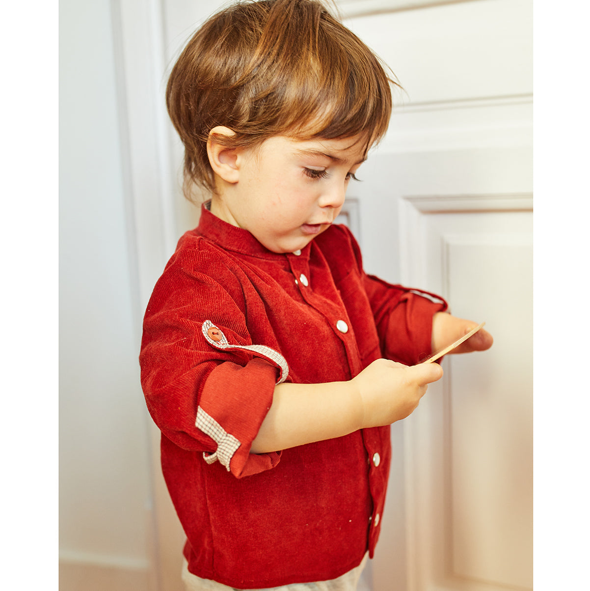 Couture de chemise manches longues