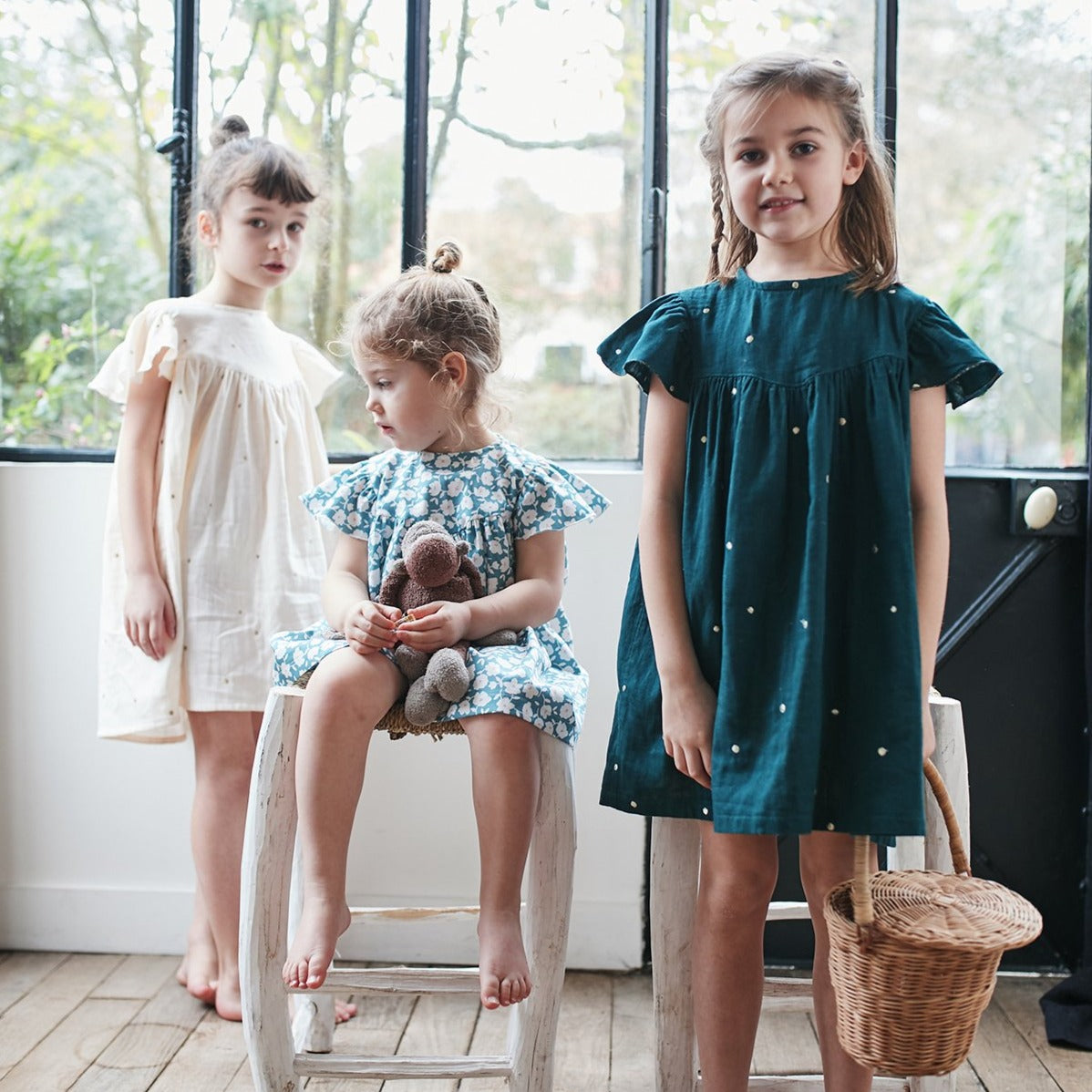 Couture robe manches courtes