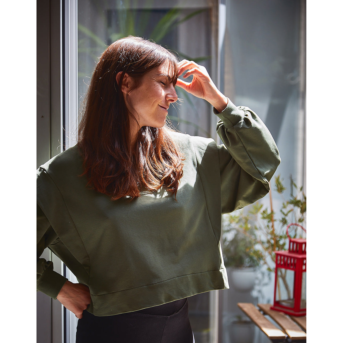 Couture de sweat à capuche