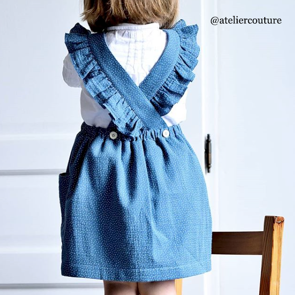 Patron de robe tablier