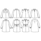 Patron de blouse et robe pour femme