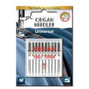 Aiguilles Universelles Organ (boîte de 10) - Taille 80
