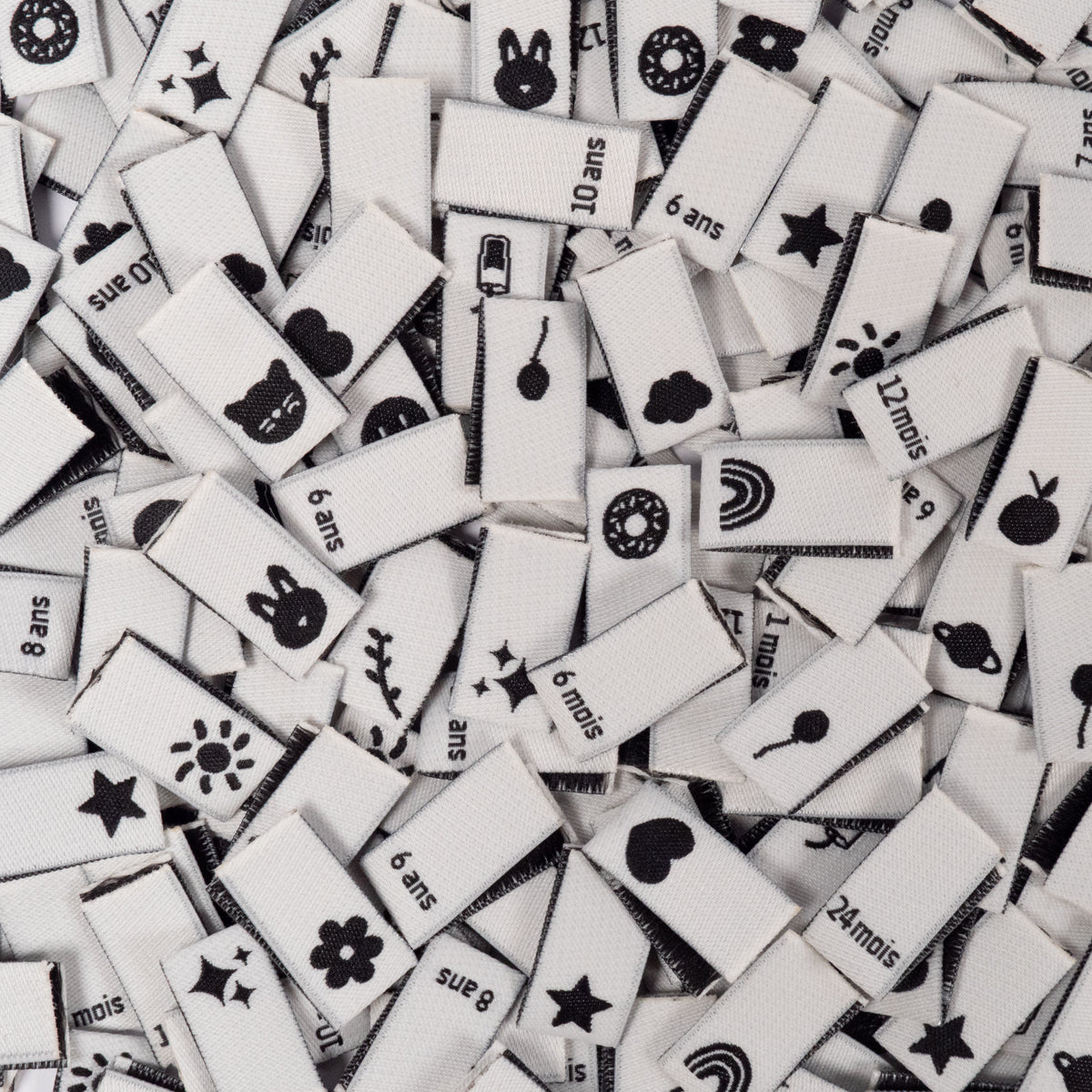 étiquettes de tailles Ikatee belle qualité