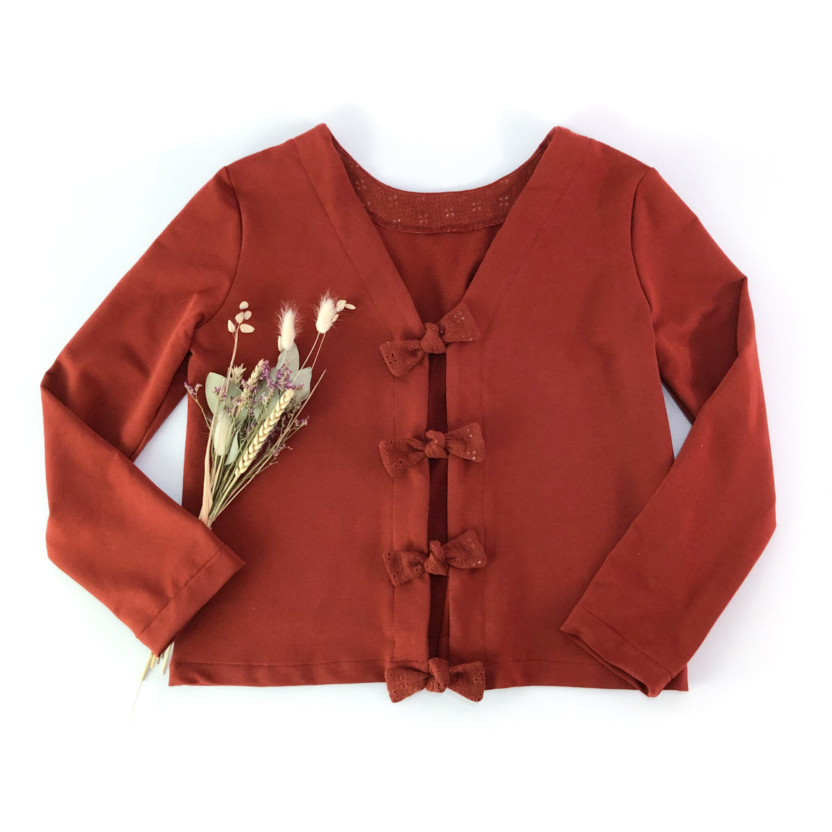 Patron de gilet manches longues pour femme