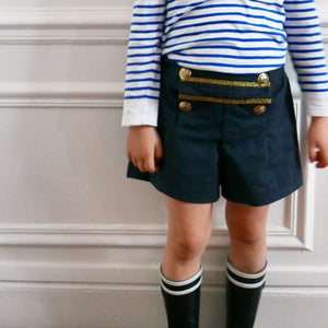 Couture short pour enfant 