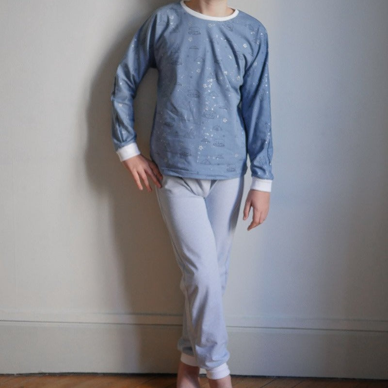 Couture de pyjama pour fille et garçon