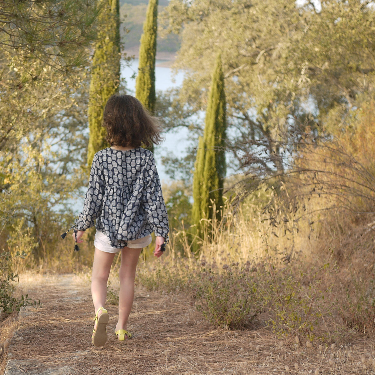 Couture blouse ouverture partiel sur le devant