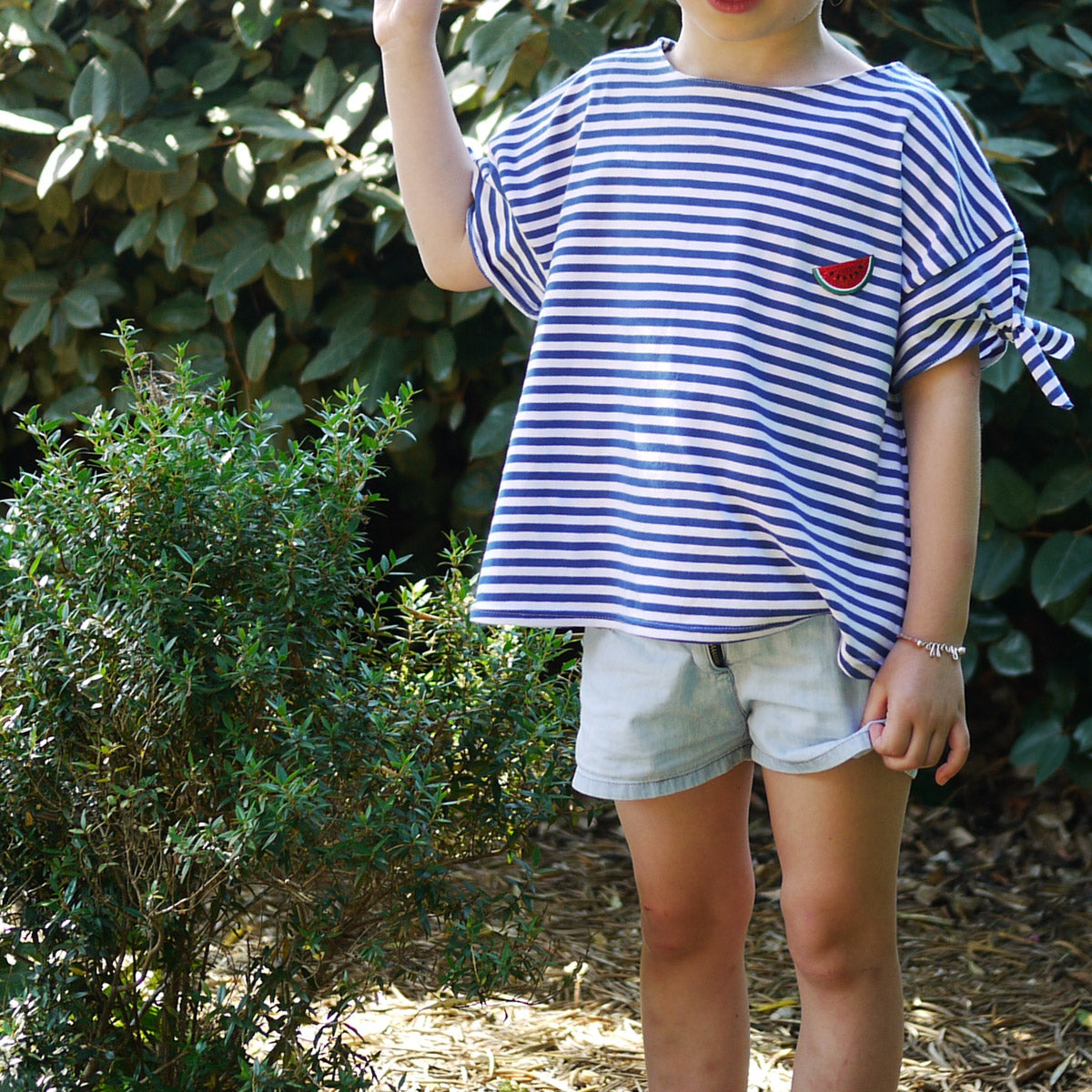 Couture de top pour enfant