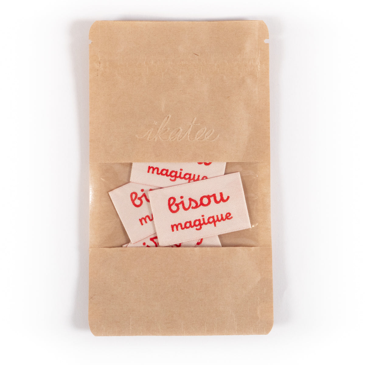 Lot d'étiquettes tissées fabrication française