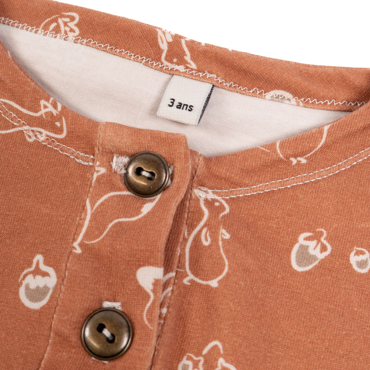 Étiquettes de tailles enfant à coudre