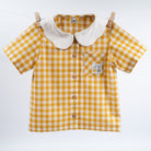 Patron Blouse grand col enfant