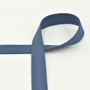 SANGLE Souple Polyester - 25 mm - Bleu denim