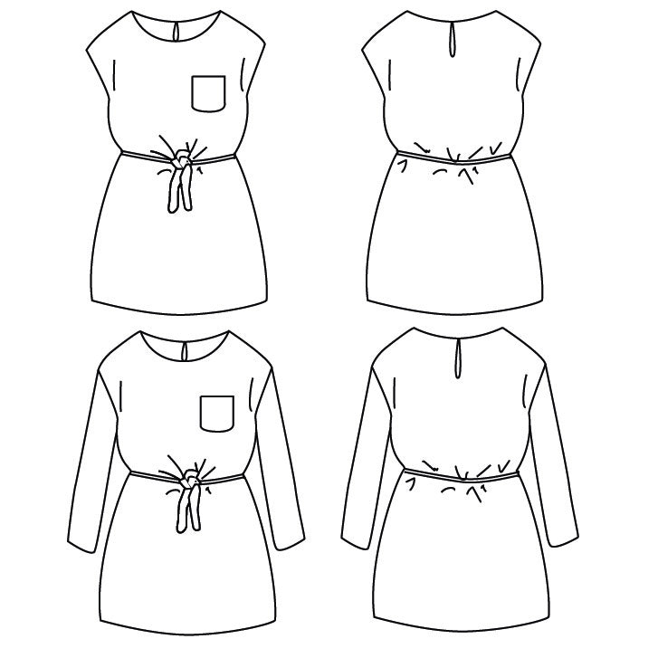Patron robe pour enfant format PDF