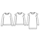 Patron de sweat et robe pour femme